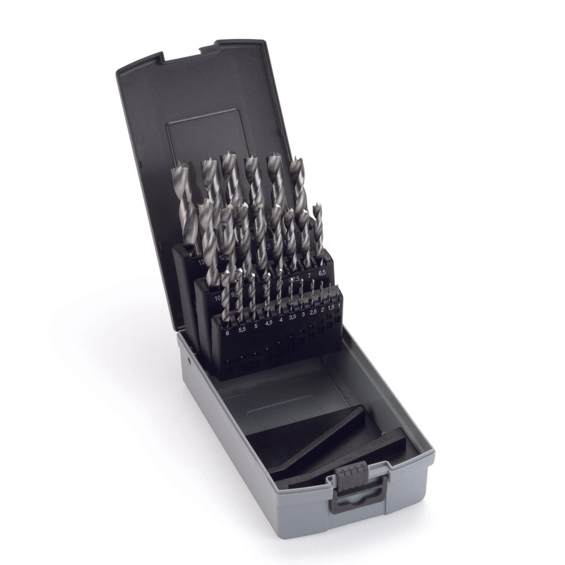 Brad Point Drill Bit Index Set - Measurement System:Metric